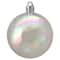 60ct. 2.5" Shiny Clear Iridescent Shatterproof Ball Ornaments